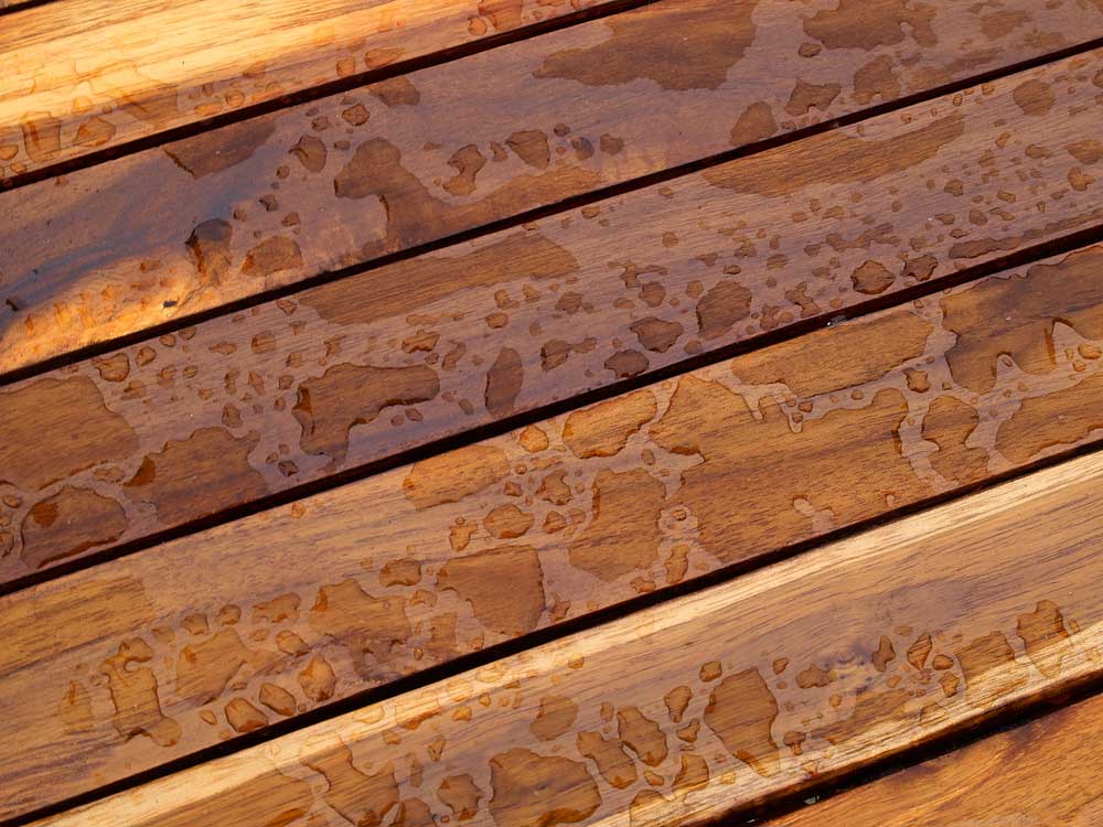 Teak decking